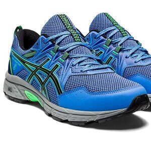 ASICS GEL-Venture 8 Low Coast Blue Black Green 1011A824.407 Size 9 US Mens 42.5